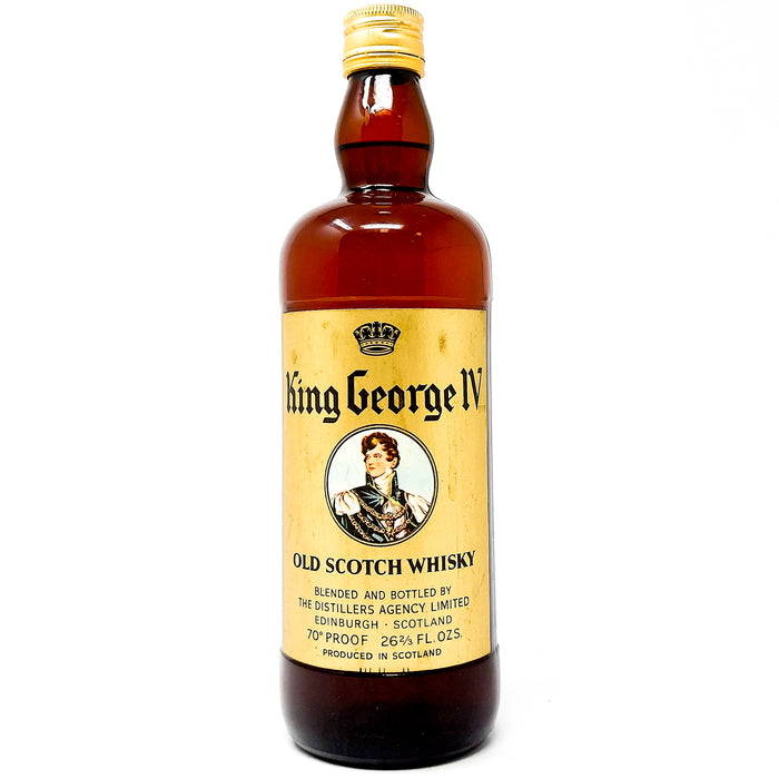 King George IV Old Blended Scotch Whisky, 26 2/3 fl.ozs., 70° Proof
