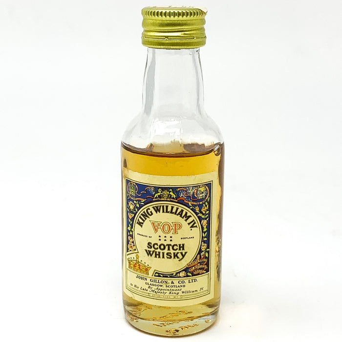 King William IV VOP Scotch Whisky, Miniature, 5cl, 40% ABV - Old and Rare Whisky (6657660223551)