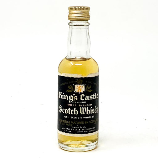 King's Castle Finest Blended Scotch Whisky, Miniature, 5cl, 40% ABV - Old and Rare Whisky (4925699391551)