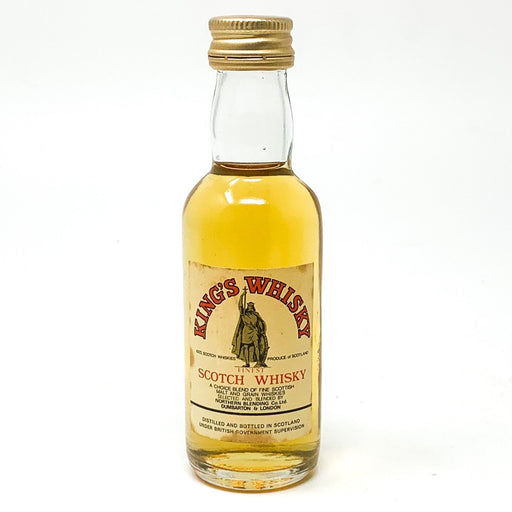 King's Whisky, Miniature, 5cl, 40% ABV - Old and Rare Whisky (4940884410431)