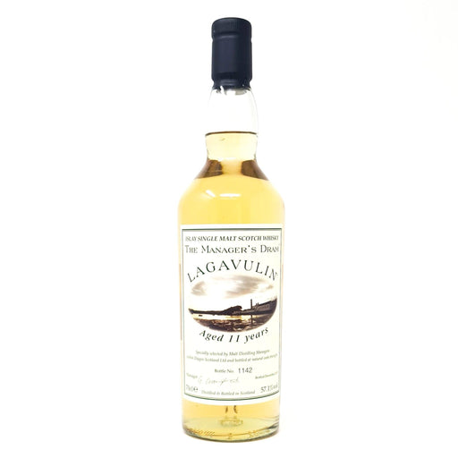 Lagavulin 11 Year Old Manager's Dram Scotch Whisky, 70cl, 57.1% ABV - Old and Rare Whisky (4750375125055)