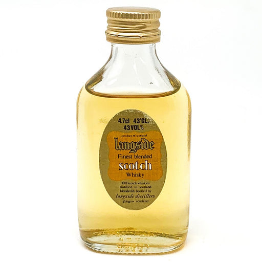 Langside Finest Scotch Blended Whisky, Miniature, 4.7cl, 43% ABV - Old and Rare Whisky (6655652167743)