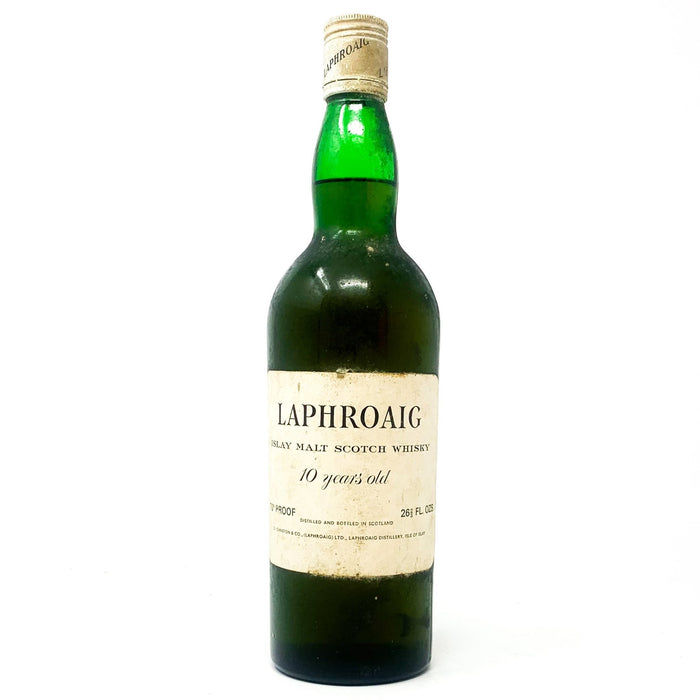 Laphroaig 10 Year Old Malt Scotch Whisky, 26 2/3 Ozs, 70 Proof - Old and Rare Whisky (6603173134399)