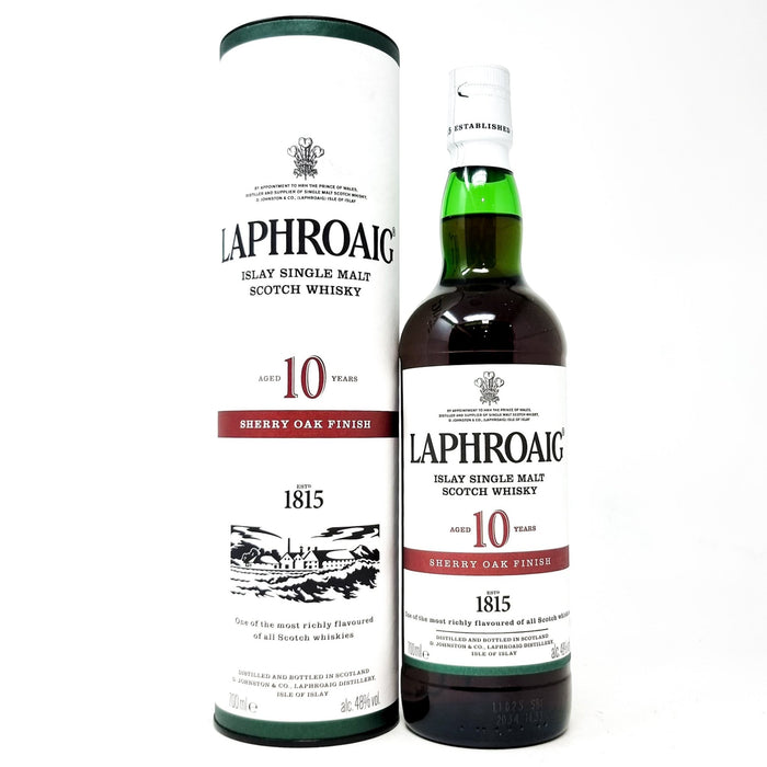 Laphroaig 10 Year Old Sherry Oak Finish Scotch Whisky, 70cl, 48% ABV - Old and Rare Whisky (1865685532735)
