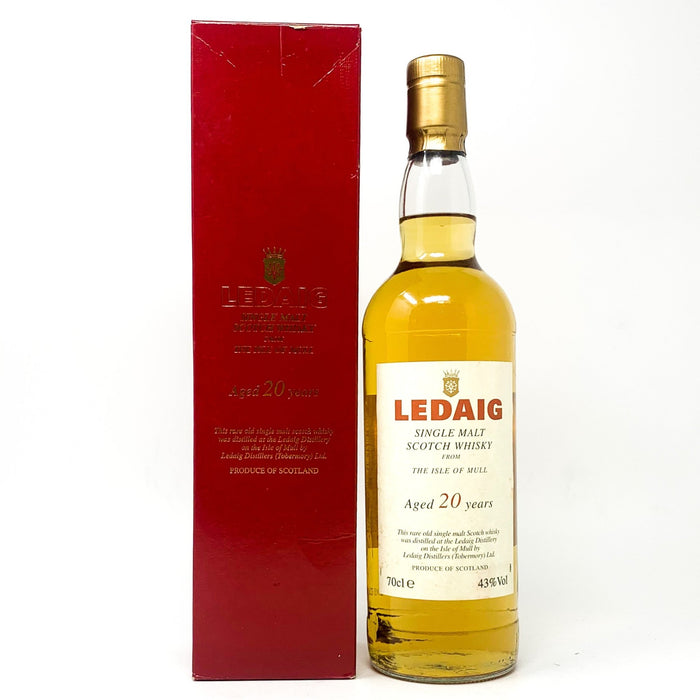 Ledaig 20 Year Old Highland Scotch Whisky, 70cl, 43% ABV - Old and Rare Whisky (1646310260799)