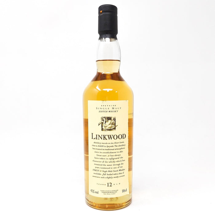 Linkwood 12 Year Old Flora & Fauna Single Malt Scotch Whisky, 70cl, 43% ABV. - Old and Rare Whisky (6945124417599)