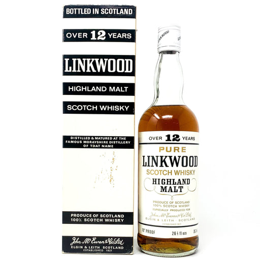 Linkwood 12 Year Old Pure Malt Scotch Whisky, 75.7cl, 70 Proof - Old and Rare Whisky (776653111400)