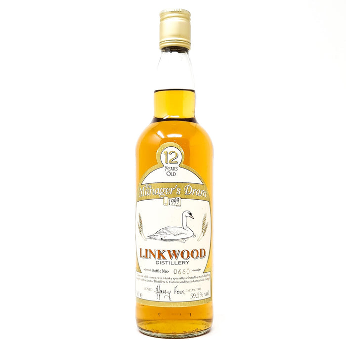 Linkwood 12 Year Old The Manager's Dram Scotch Whisky, 70cl, 59.5% ABV - Old and Rare Whisky (4362150871103)