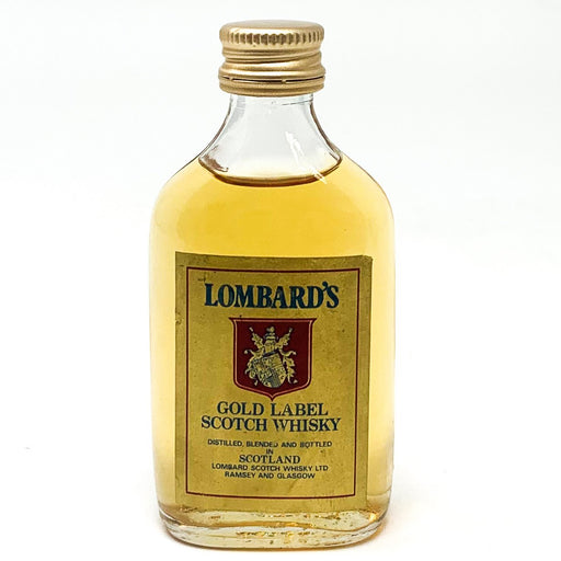 Lombards Gold Label Scotch Whisky, Miniature, 5cl, 40% ABV - Old and Rare Whisky (6656848232511)
