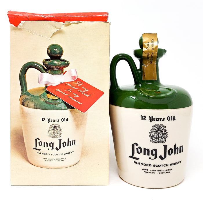 Long John 12 Year Old Ceramic Flagon Blended Scotch Whisky, 75cl, 43% ABV