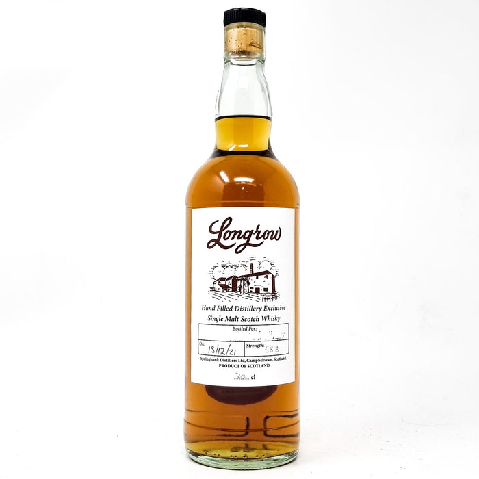 Longrow Hand Filled Distillery Exclusive Single Malt Scotch Whisky 70cl, 58.8% ABV - Old and Rare Whisky (6856930033727)