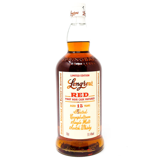 Longrow 15 Year Old Red Pinot Noir Cask Single Malt Scotch Whisky, 70cl, 51.4% ABV (6917959319615)
