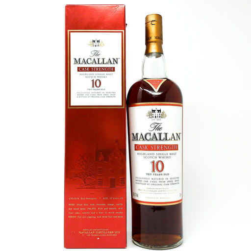 Copy of Macallan 10 Year Old Cask Strength Single Malt Scotch Whisky, 1L, 58.6% ABV (7117902348351)