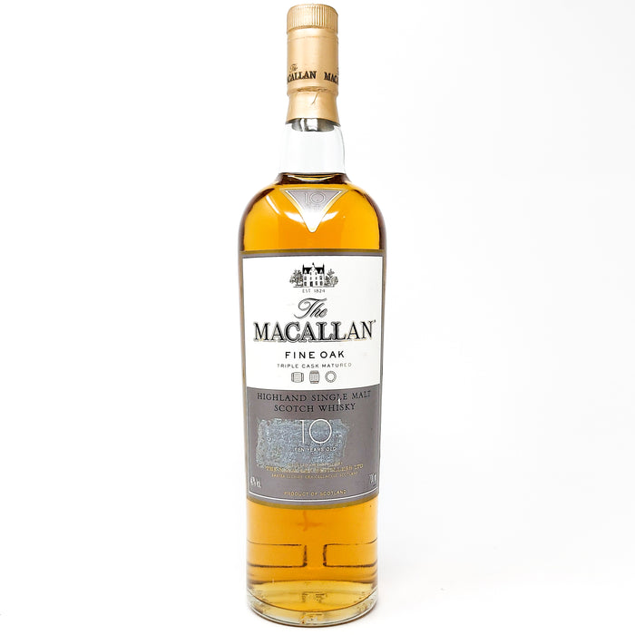 Macallan 10 Year Old Fine Oak Single Malt Scotch Whisky, 70cl, 40% ABV