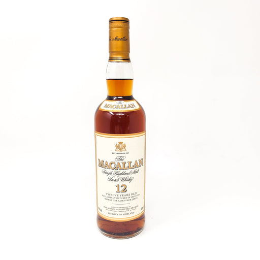 Macallan 12 Year Old Sherry Oak Scotch Whisky - 70cl, 40% ABV - Old and Rare Whisky (6933660696639)