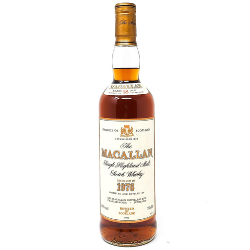 Macallan 18 Year Old 1976 Scotch Whisky, 70cl, 43% ABV - Old and Rare Whisky (6936560042047)