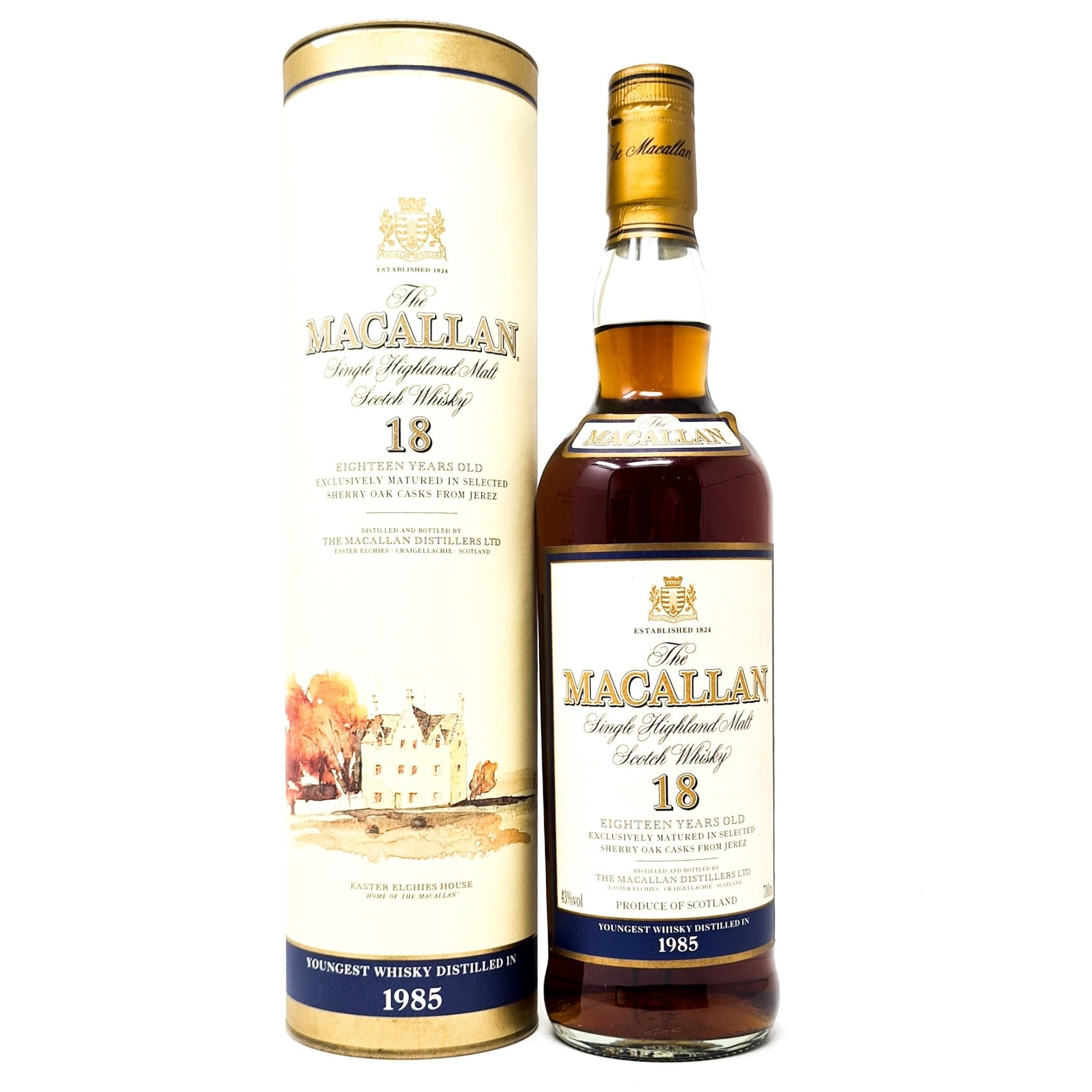 Macallan 1985 18 Year Scotch Whisky - Rich Sherry Notes, 70cl