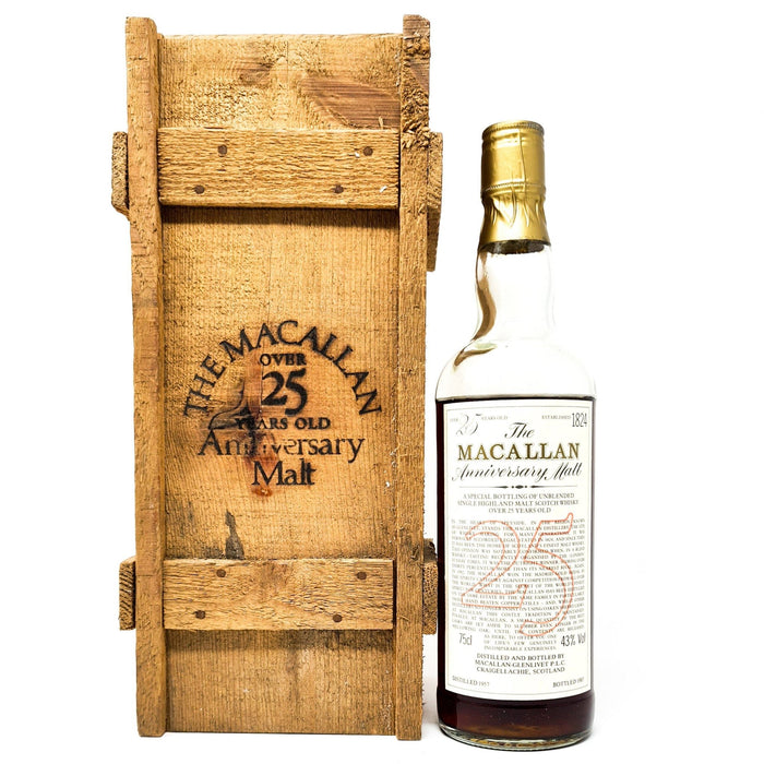 Macallan 1957 25 Year Old Anniversary Malt Scotch Whisky, 75cl, 43% ABV - Old and Rare Whisky (588227739678)