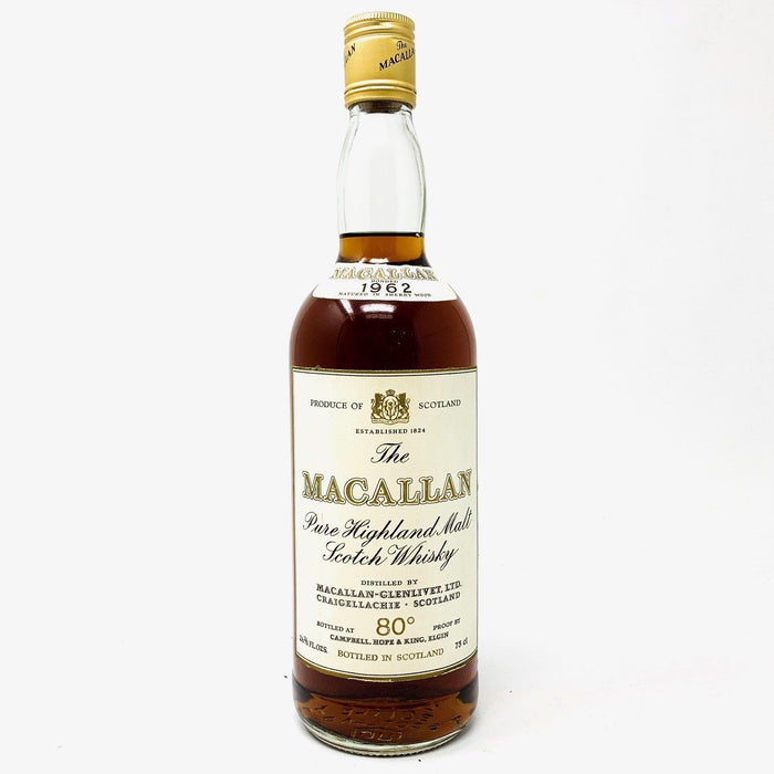 Macallan 1962 80 Proof Hope & King Scotch Whisky, 75cl, 43% ABV - Old and Rare Whisky (364053037086)