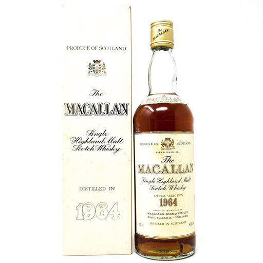Macallan 1964 Special Selection Single Highland Malt Whisky 75cl, 43% ABV - Old and Rare Whisky (6568896102463)