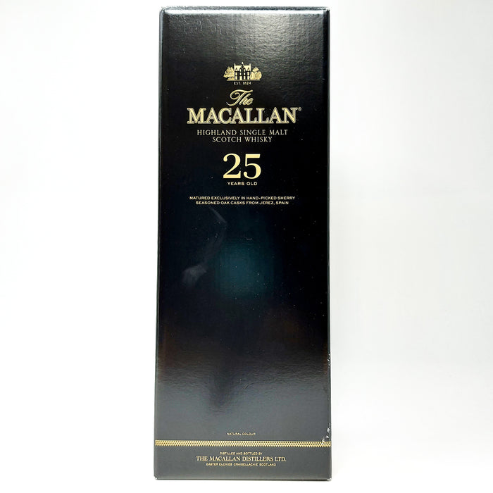 Macallan 25 Year Old Sherry Oak 2020 Release Single Malt Scotch Whisky, 70cl, 43% ABV (7002910949439)