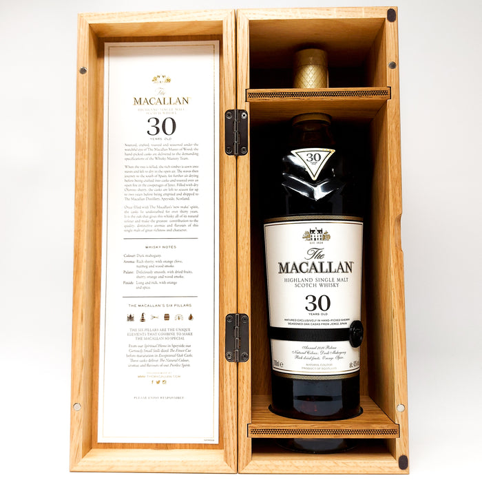 Macallan 30 Year Old Sherry Oak 2020 Release Single Malt Scotch Whisky, 70cl, 43% ABV