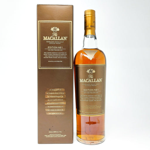 Macallan Edition No.1 Single Scotch Scotch Whisky, 70cl, 48% ABV - Old and Rare Whisky (8697913797)