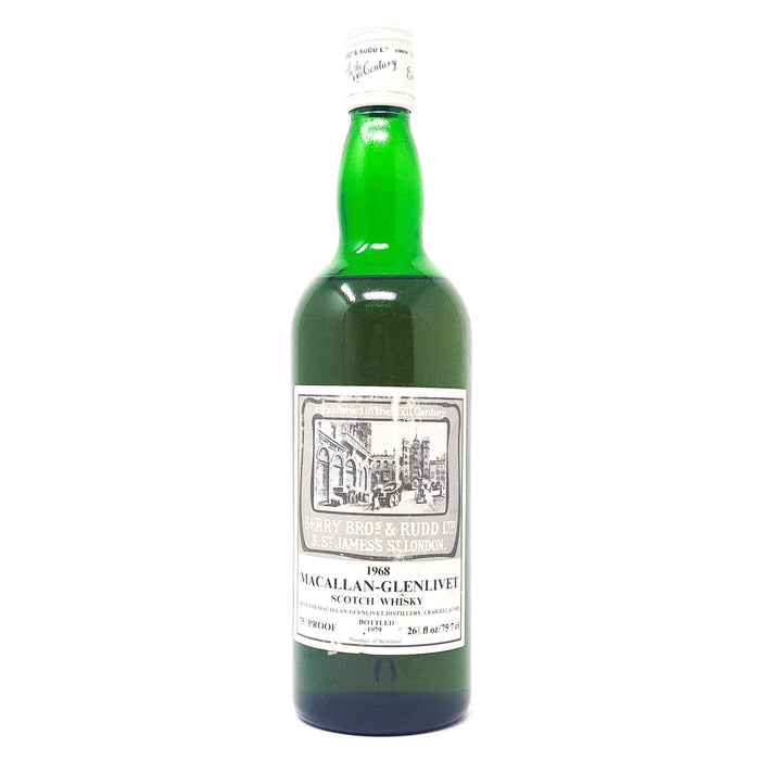 Macallan Glenlivet 1968 Berry Bros & Rudd Scotch Whisky, 75.7cl, 43% ABV - Old and Rare Whisky (4464826810431)