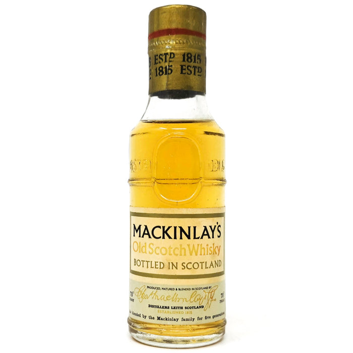 Mackinlay Finest Old Scotch Whisky, Miniature, 5cl, 70 Proof - Old and Rare Whisky (6849567064127)