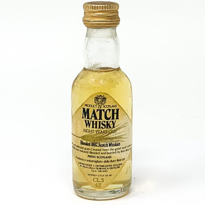 Match 8 Year Old Whisky, Miniatures, 5cl, 43% ABV - Old and Rare Whisky (4808336769087)