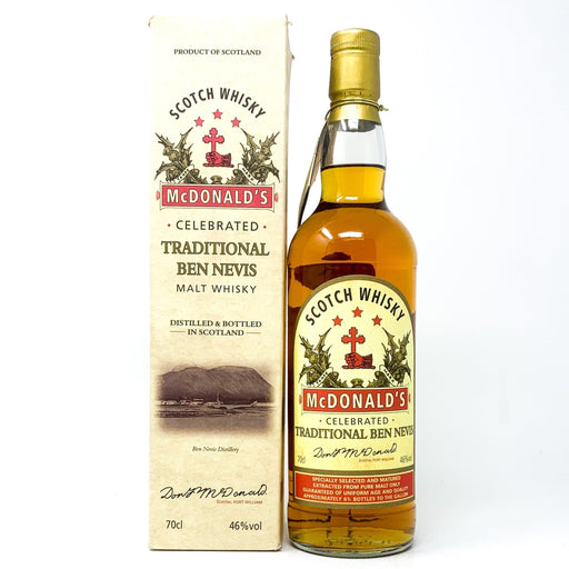 McDonald's Celebrated Traditional Ben Nevis Scotch Whisky, 70cl, 46% ABV - Old and Rare Whisky (4433915510847)