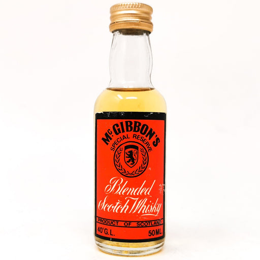 McGibbon's Special Reserve Blended Scotch Whisky, Miniature, 5cl, 40% ABV - Old and Rare Whisky (6849565032511)