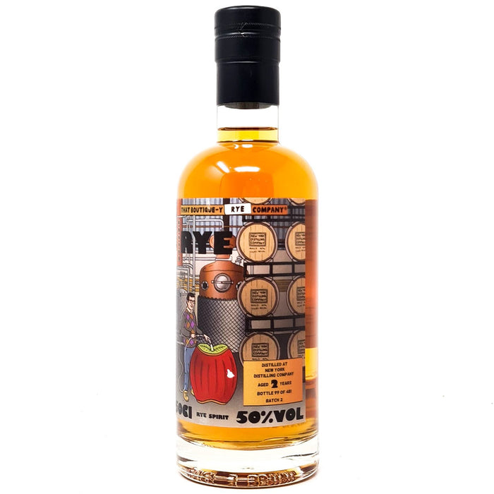 New York Distilling Co 2 Year Old Batch 2 Boutique-y, 50cl, 50% ABV - Old and Rare Whisky (4934863192127)