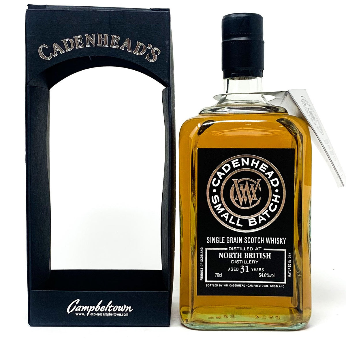 North British 31 Year Old Cadenhead's Single Grain Scotch Whisky, 70cl — Old and Rare Whisky