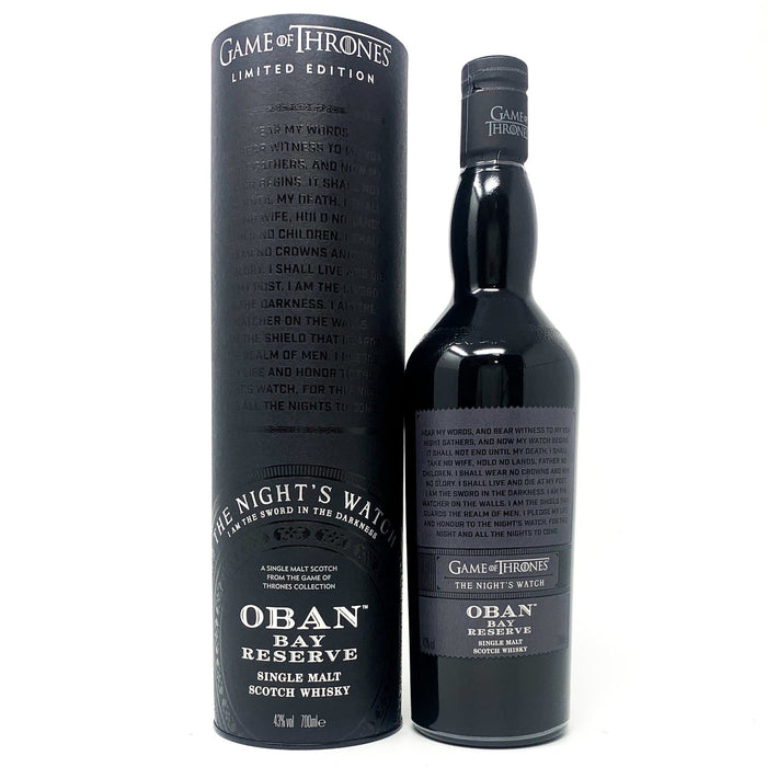 Oban The Nights Watch Game of Thrones 70cl, 43% ABV - Old and Rare Whisky (1738014425151)