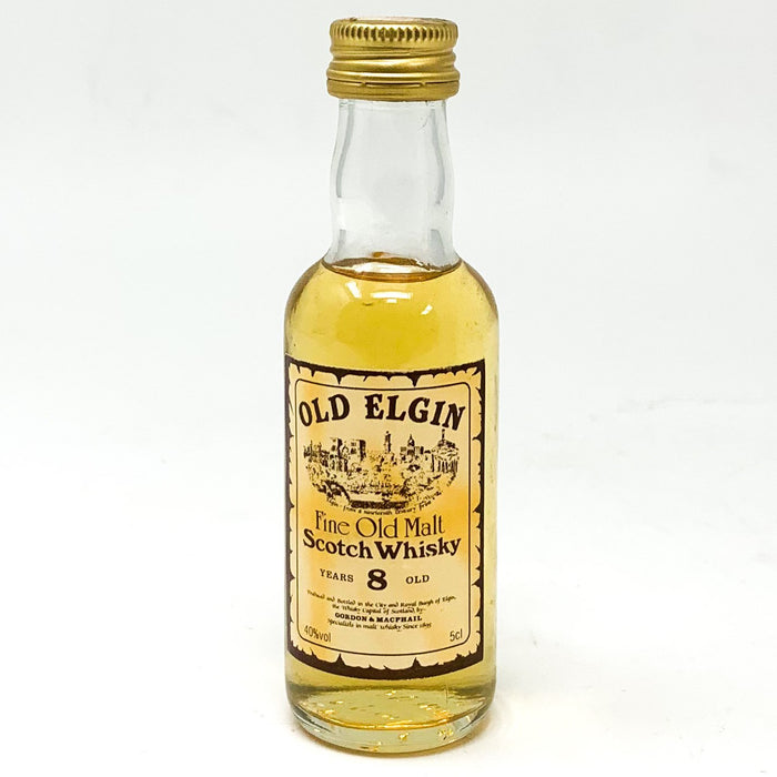 Old Elgin 8 Year Old Scotch Whisky, Miniature, 5cl, 40% ABV - Old and Rare Whisky (6642541068351)
