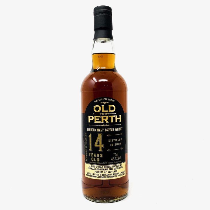 Old Perth 14 Year Old Blended Malt 3rd Release Scotch Whisky, 70cl, 43.7% ABV - Old and Rare Whisky (1864920956991)