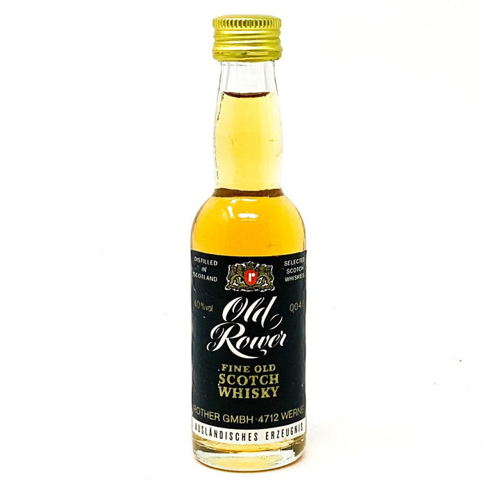 Old Rowe Fine Old Scotch Whisky, Miniature, 4cl, 40% ABV - Old and Rare Whisky (4924322316351)