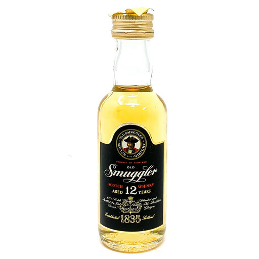 Old Smuggler 12 Year Old Scotch Whisky, Miniature, 5cl, 40% ABV - Old and Rare Whisky (6667817254975)