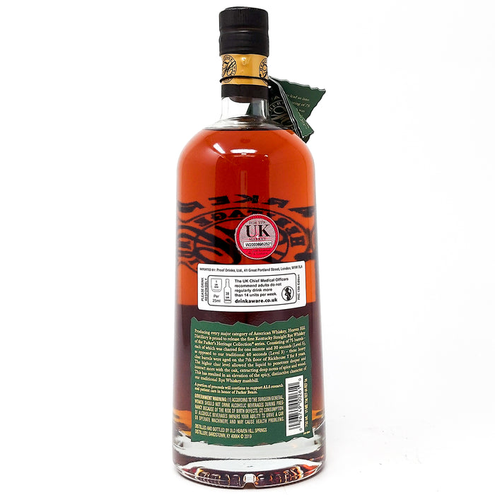 Parker's Heritage Collection 8 Year Old Heavy Char Barrel Rye Whiskey, 75cl, 52.5% ABV