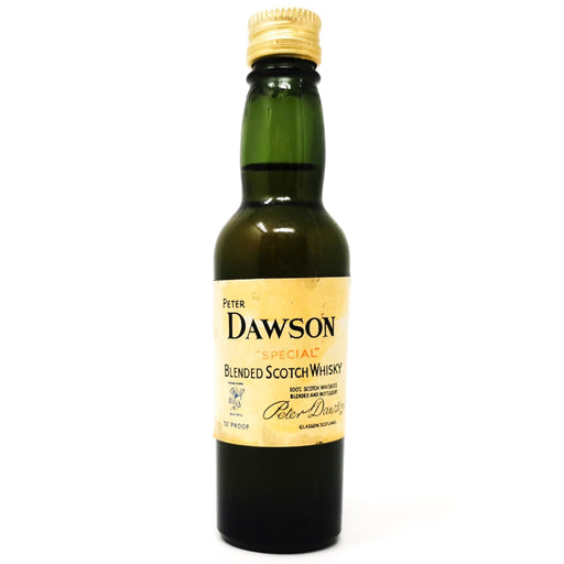 Peter Dawson Special Blended Scotch Whisky, Miniature, 5cl, 70 Proof - Old and Rare Whisky (6850096398399)