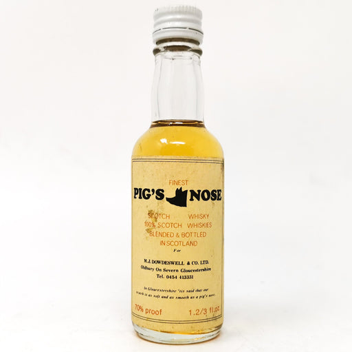 Pig's Nose Scotch Whisky, Miniature, 1 2/3 fl oz, 70 Proof - Old and Rare Whisky (6850175467583)