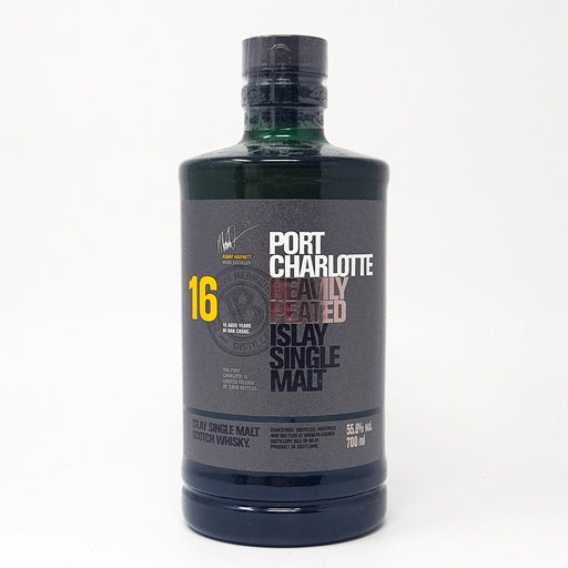 Port Charlotte 16 Year Old Heavily Peated Scotch Whisky, 70cl, 55.8% ABV - Old and Rare Whisky (4731664039999)
