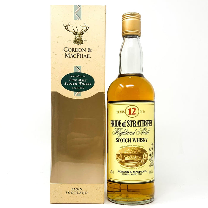 Pride of Strathspey 12 Year Old Gordon & Macphail Scotch Whisky WG, 70cl, 40% ABV - Old and Rare Whisky (4906160619583)