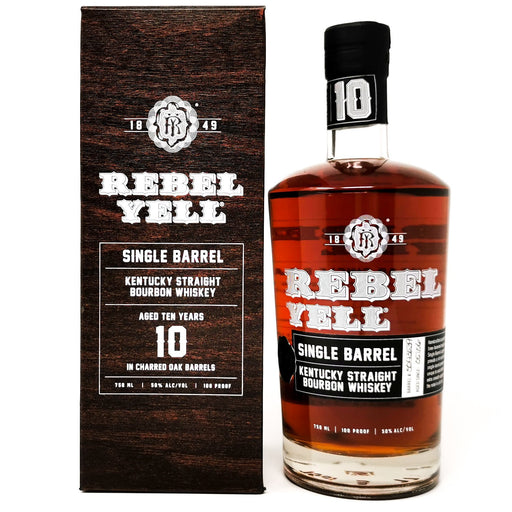 Rebel Yell Single Barrel 10 Year Old Bourbon Whiskey, 75cl, 50% ABV - Old and Rare Whisky (6803447906367)