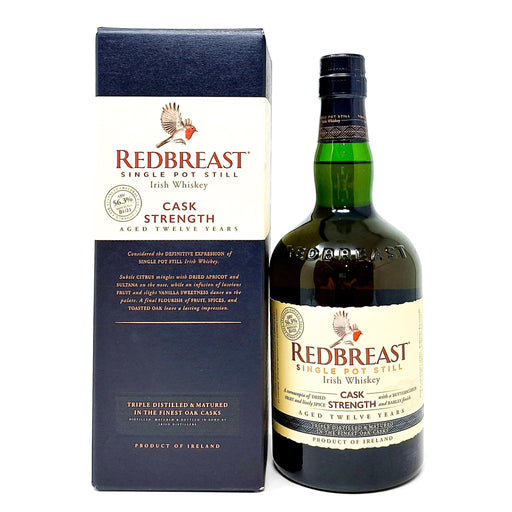 Redbreast 12 Year Old Cask Strength Batch #B1/21 Irish Whisky, 70cl, 56.3% - Old and Rare Whisky (6980651450431)
