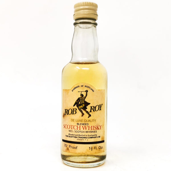 ウイスキー ROB ROY 17 BLENDED SCOTCH WHISKY Rob Roy De Luxe Miniature Blended Scotch Whisky | Old & Rare