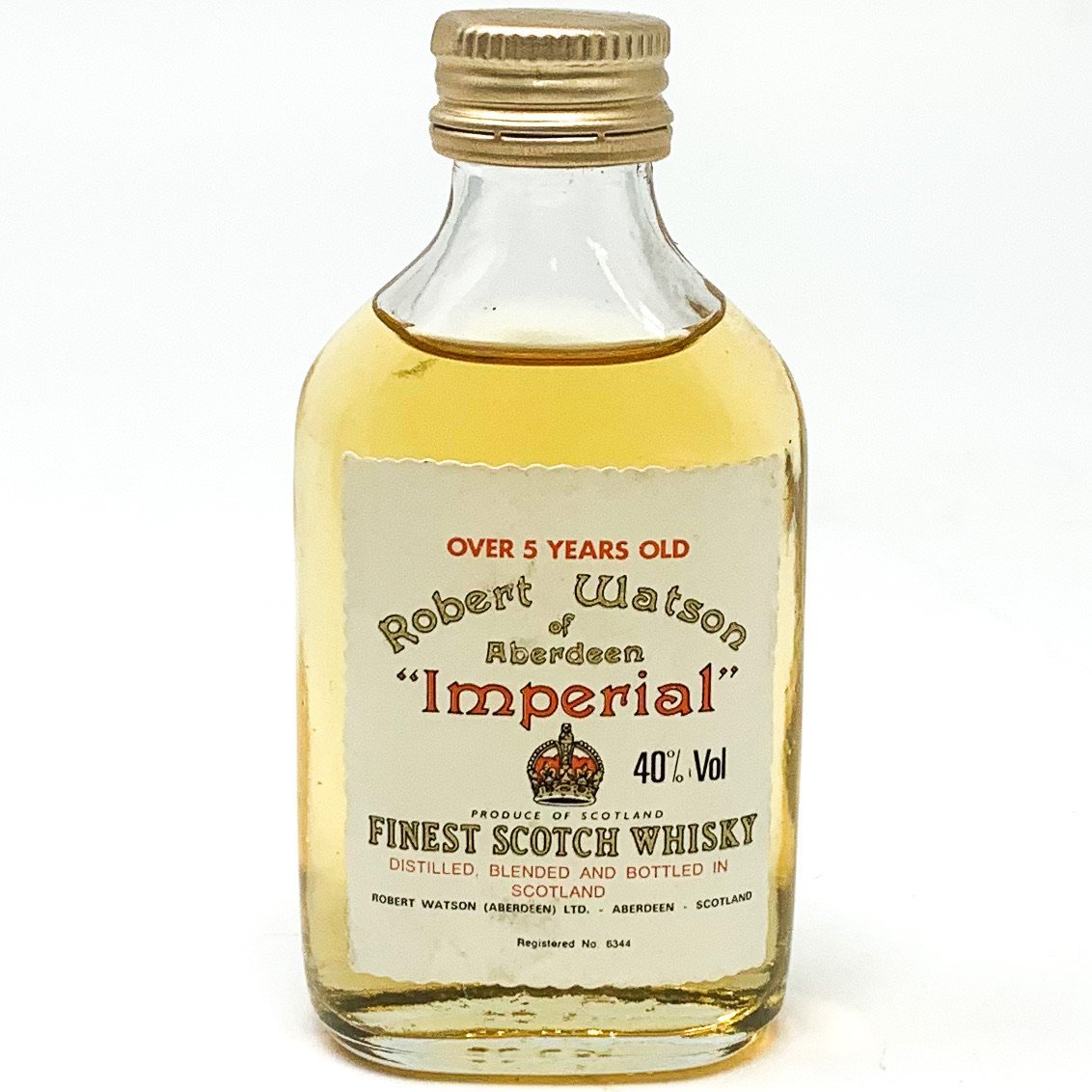 Robert Watson of Aberdeen 'Imperial' Scotch Whisky, Miniature, 5cl, 40