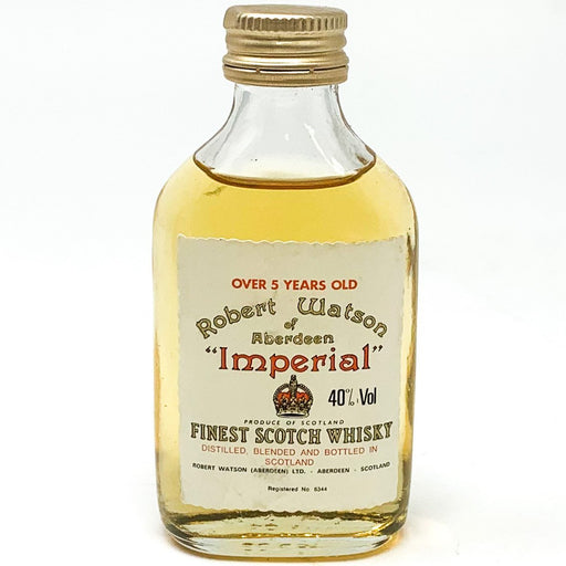 Robert Watson of Aberdeen 'Imperial' Scotch Whisky, Miniature, 5cl, 40% ABV - Old and Rare Whisky (6656480477247)