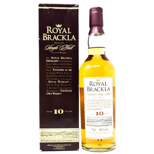 Royal Brackla 10 Year Old Highland Single Malt Whisky, 70cl, 40% ABV - Old and Rare Whisky (6567465517119)